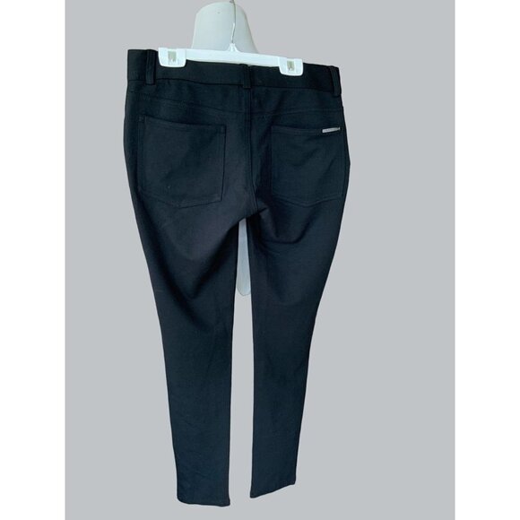 TORY BURCH LADIES DESIGNER BLACK ZIP FRONT 5 POCKET DESIGN LONG PANTS EUC XS - Picture 9 of 9